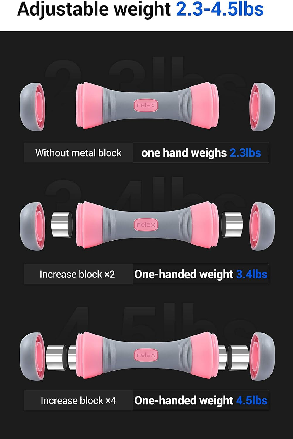 StrongHer Adjustable Dumbbells